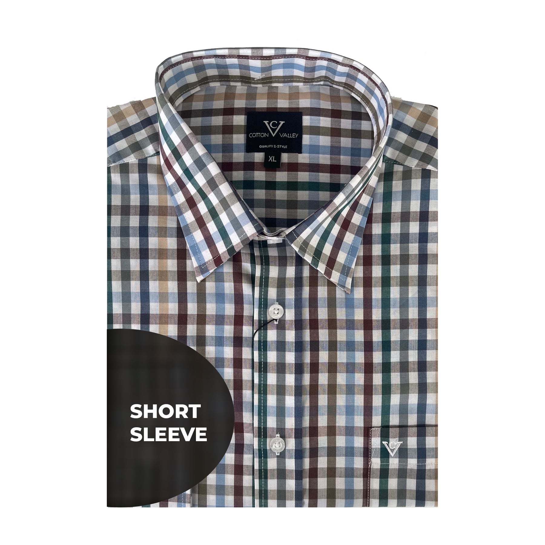 Small Check Short Sleeve Shirt
