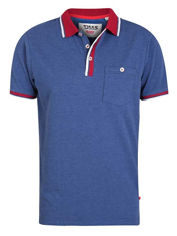 'Nigel' Contrast Collar Polo Shirt