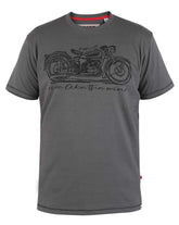 Tall Fit 'Puxton' Motorbike Print T-Shirt