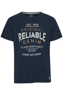 'Reliable Denim' Printed T-Shirt