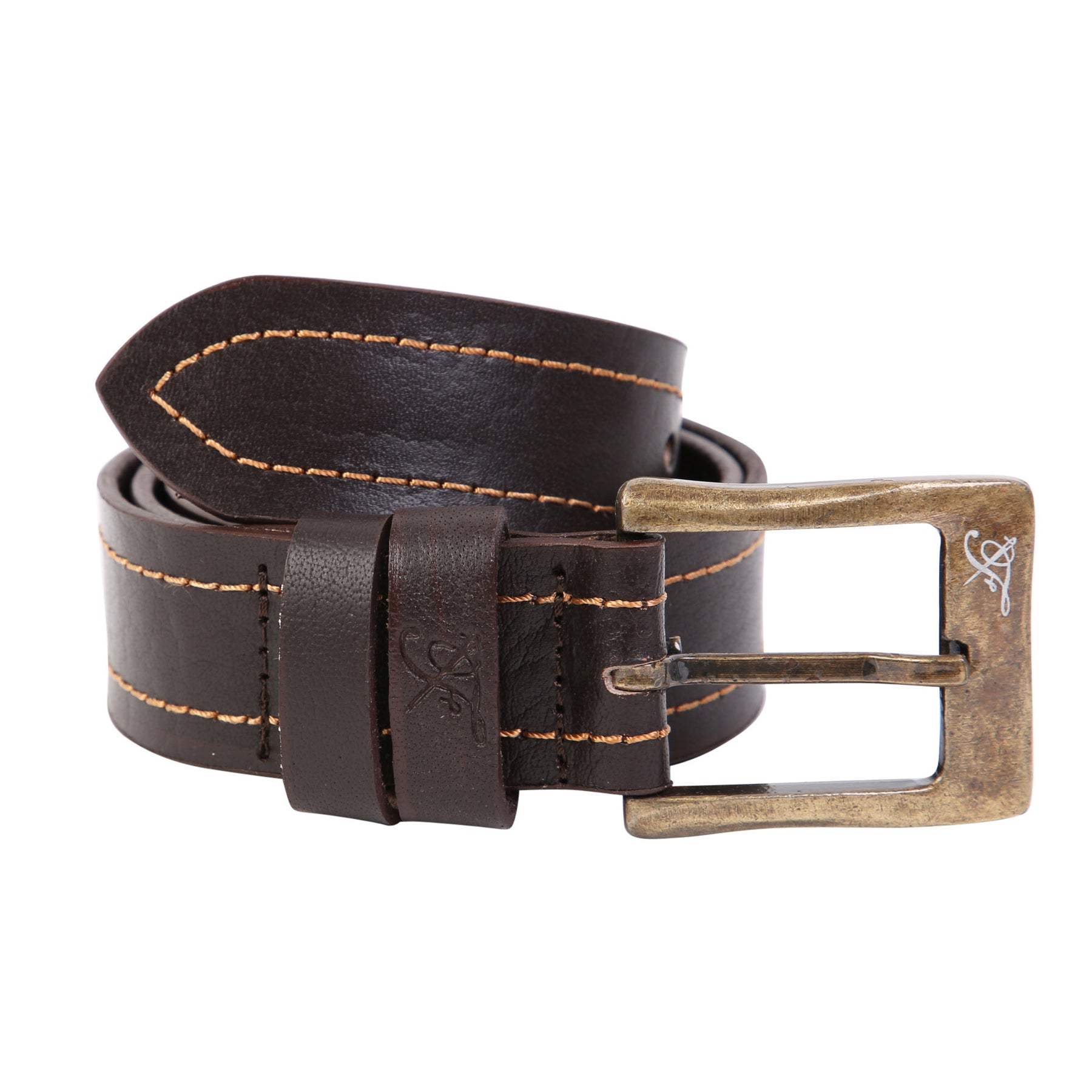 Plain Stitched Leather Belt
