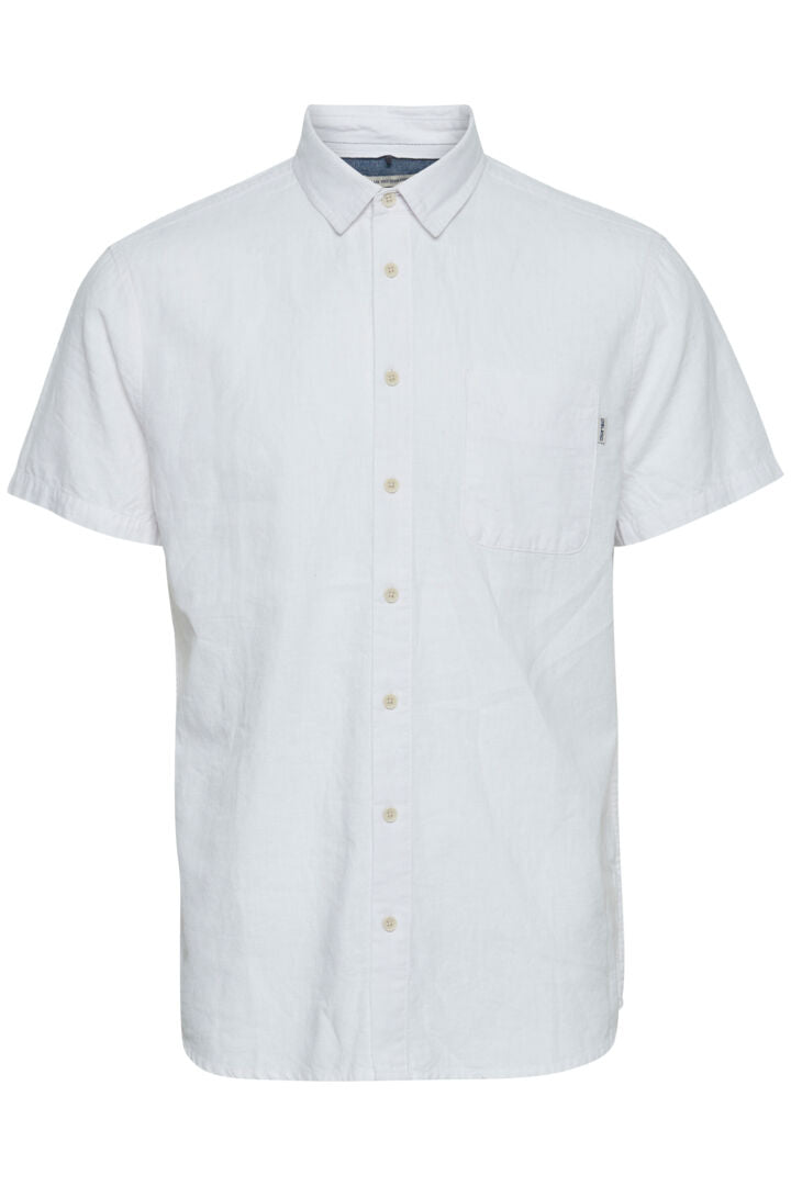 Linen Mix Short Sleeve Shirt