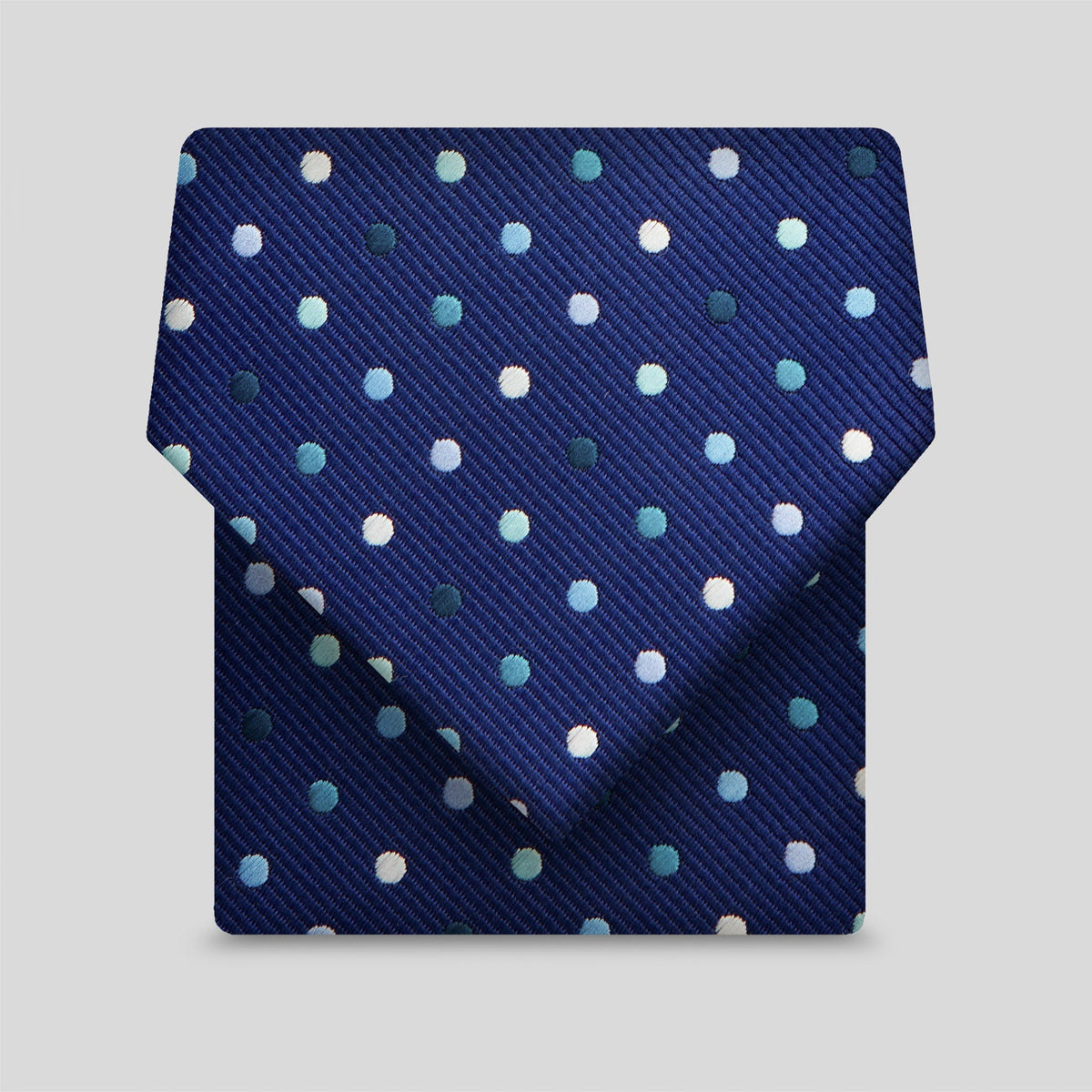 Blue & Cyan Polka Dot Tie