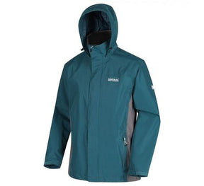Matt Waterproof Shell Full Zip Hooded Jacket