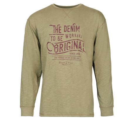 Tall Fit Denim Original Long Sleeve T-Shirt