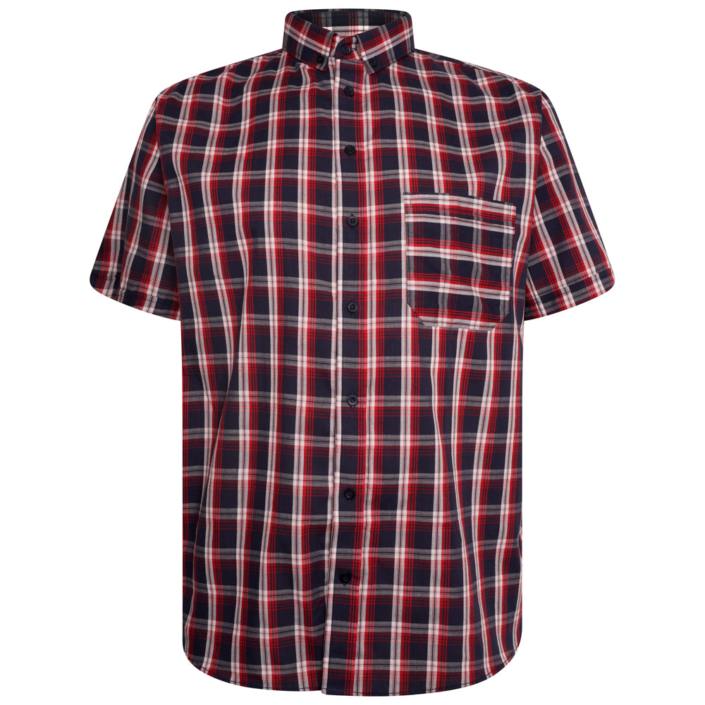 Mens short sleeve check clearance shirts uk