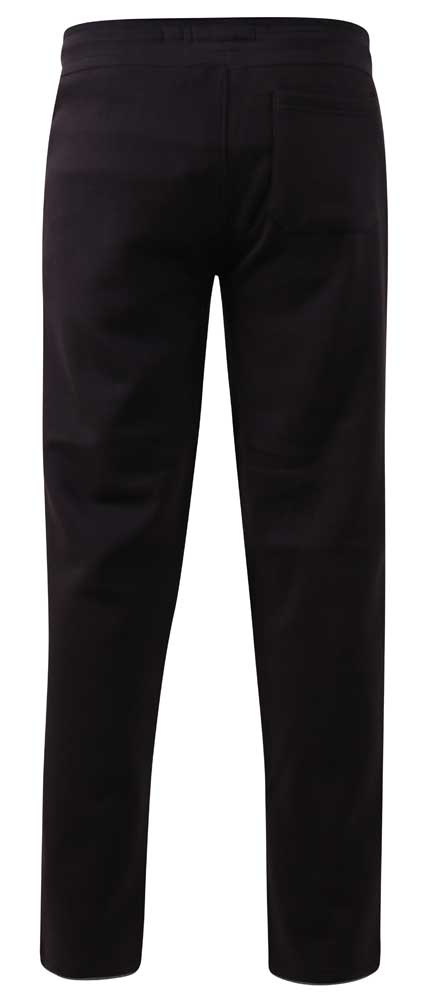 Tall Fit Chilworth Embroidered Logo Open Hem Joggers - Black