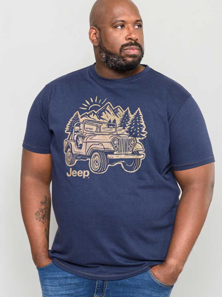 Argent Official Jeep Print T-Shirt