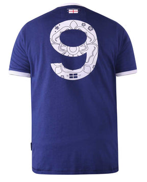 Barrow England Football Print T-Shirt
