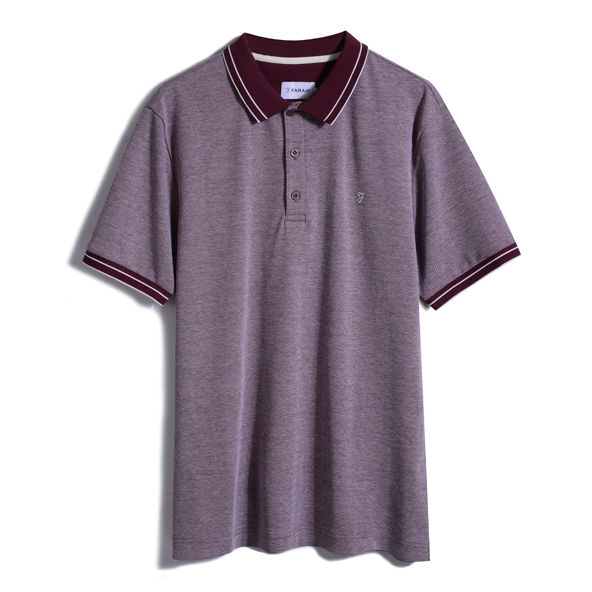 'Moores' Textured Polo Shirt