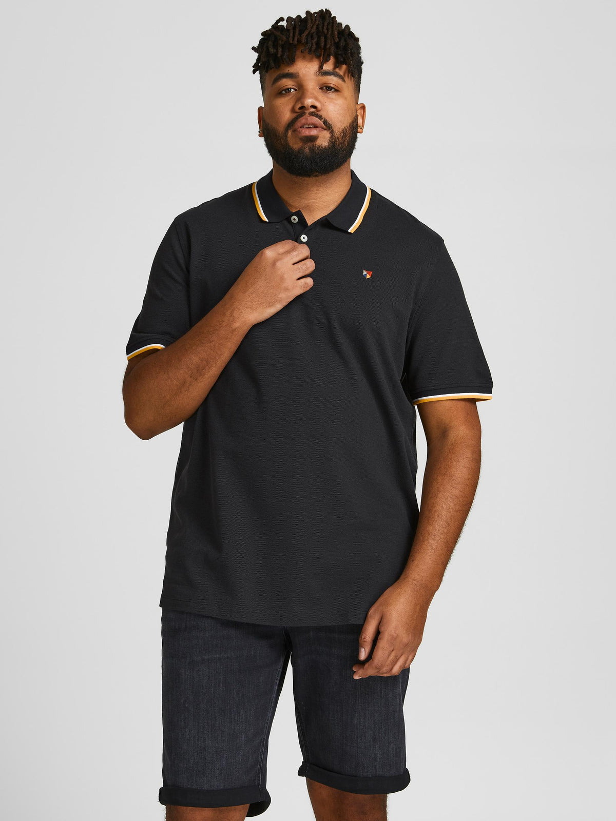 JPRWINBLU Tipped Collar Polo Shirt