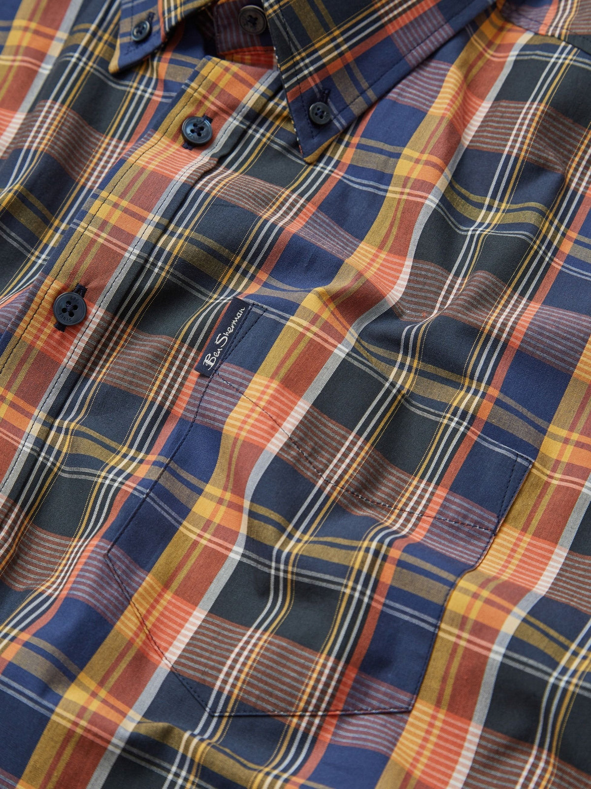 Multi Check Short Sleeve Shirt