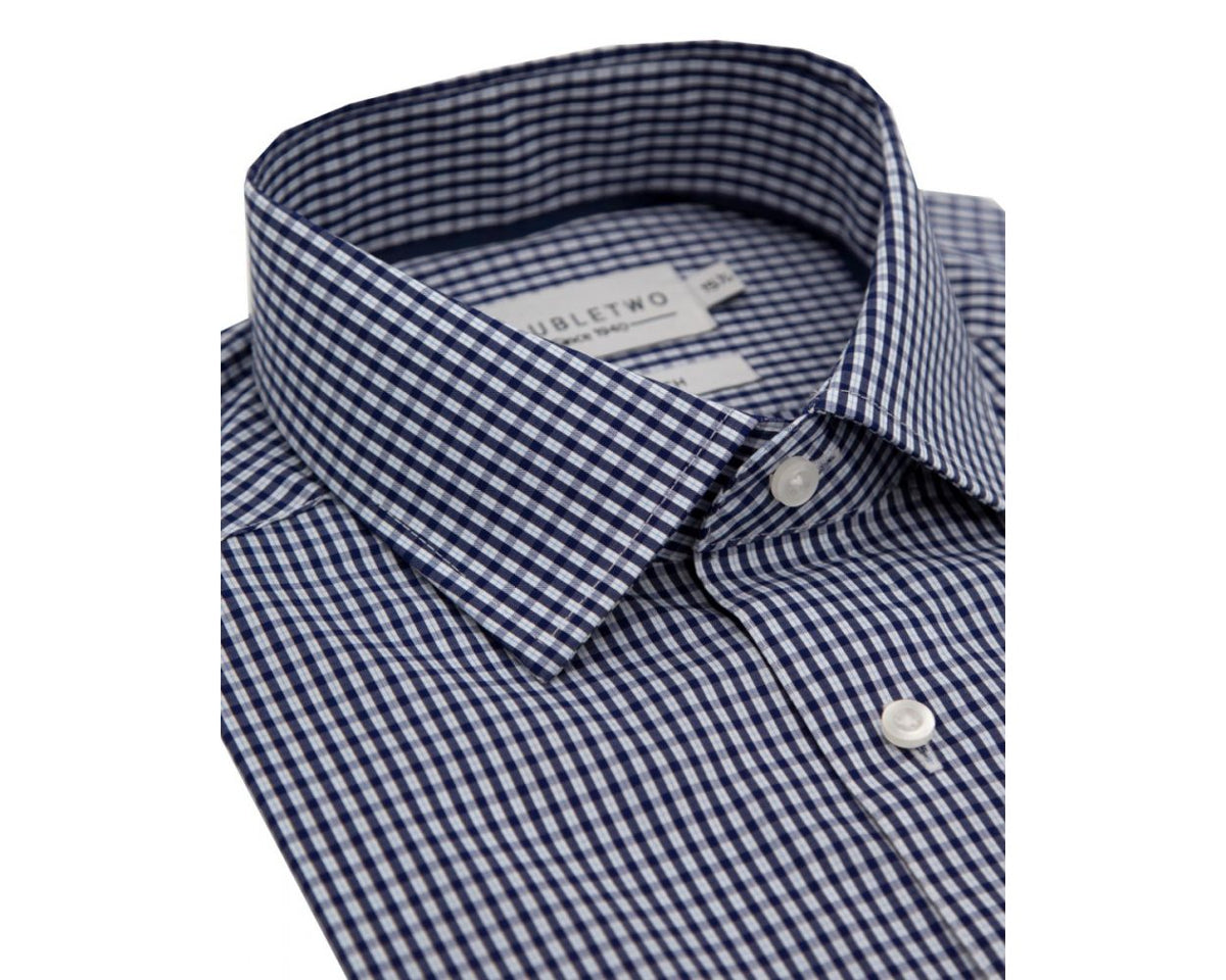 Windowpane Check Long Sleeve Shirt